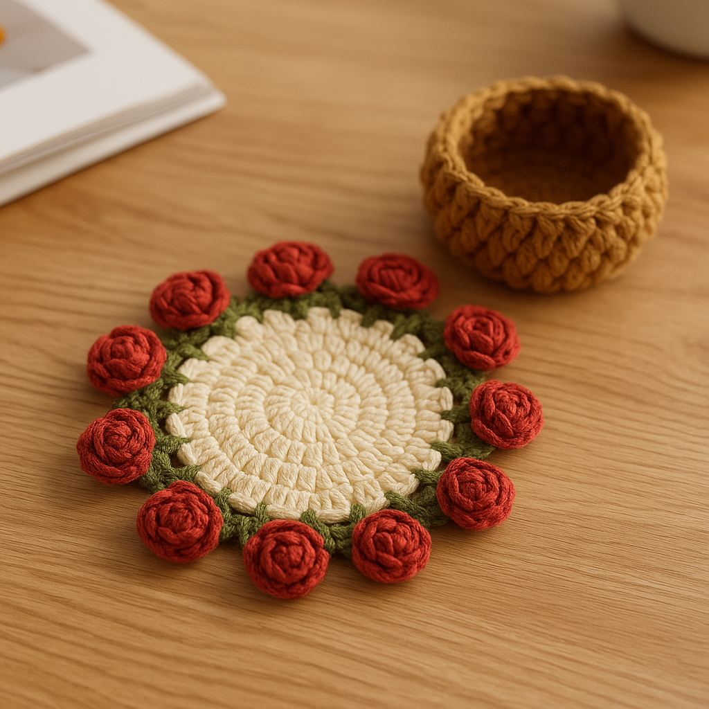 Handmade Crochet Coaster